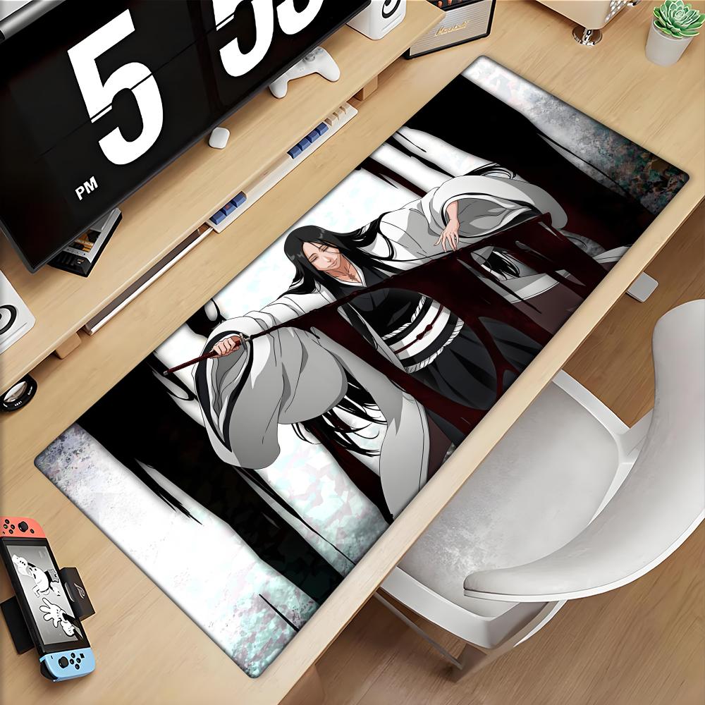 Desk Setup Black - لوحة ماوس كبيرة باللون الأسود والأبيض