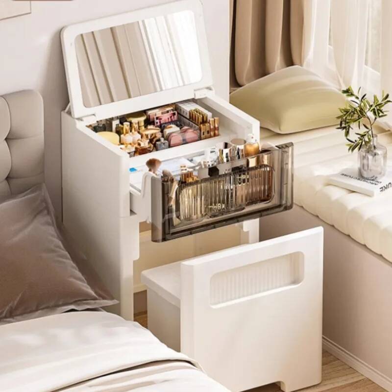 Desk Setup In Small Bedroom - في 3 1 مكتب خزانة الغرور