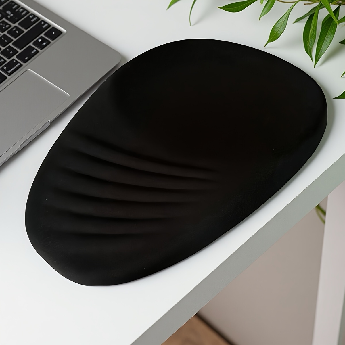 لوحة ماوس، مسند معصم من الفوم  - مراجعة Desk Setup Black وسعره