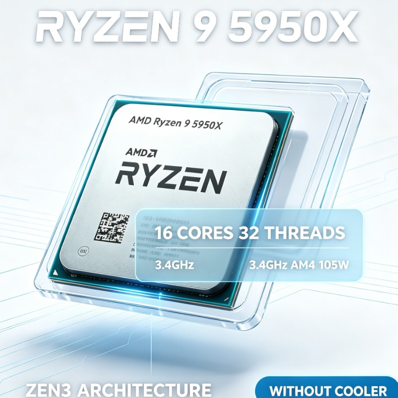معالج AMD Ryzen 9 5950X بـ 16  - مراجعة Amd Cpu Ryzen 9 وسعره
