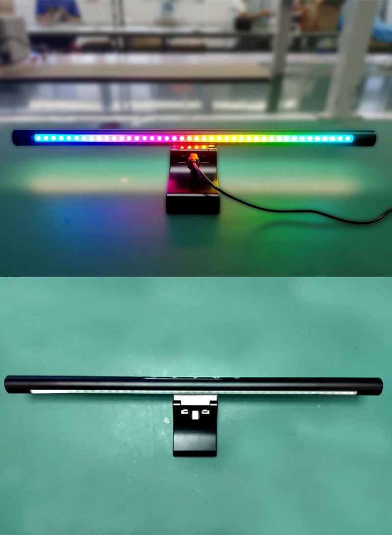 مصباح مكتبي معلق بشاشة LED - ل - مراجعة Yellow Desk Setup وسعره