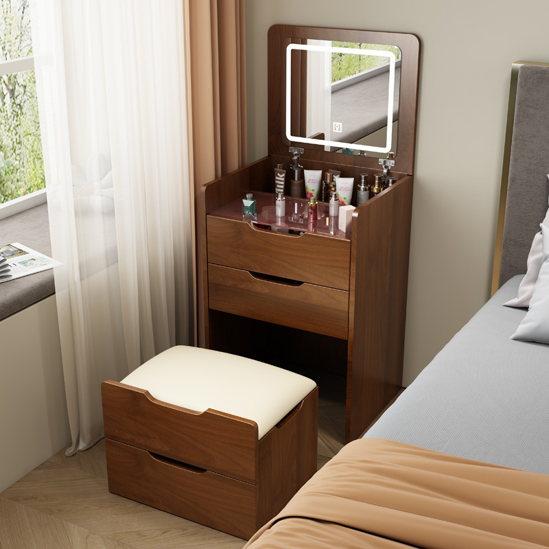 طاولة تجميل 3 في 1 من خشب الجو - مراجعة Desk Setup In Small Bedroom وسعره