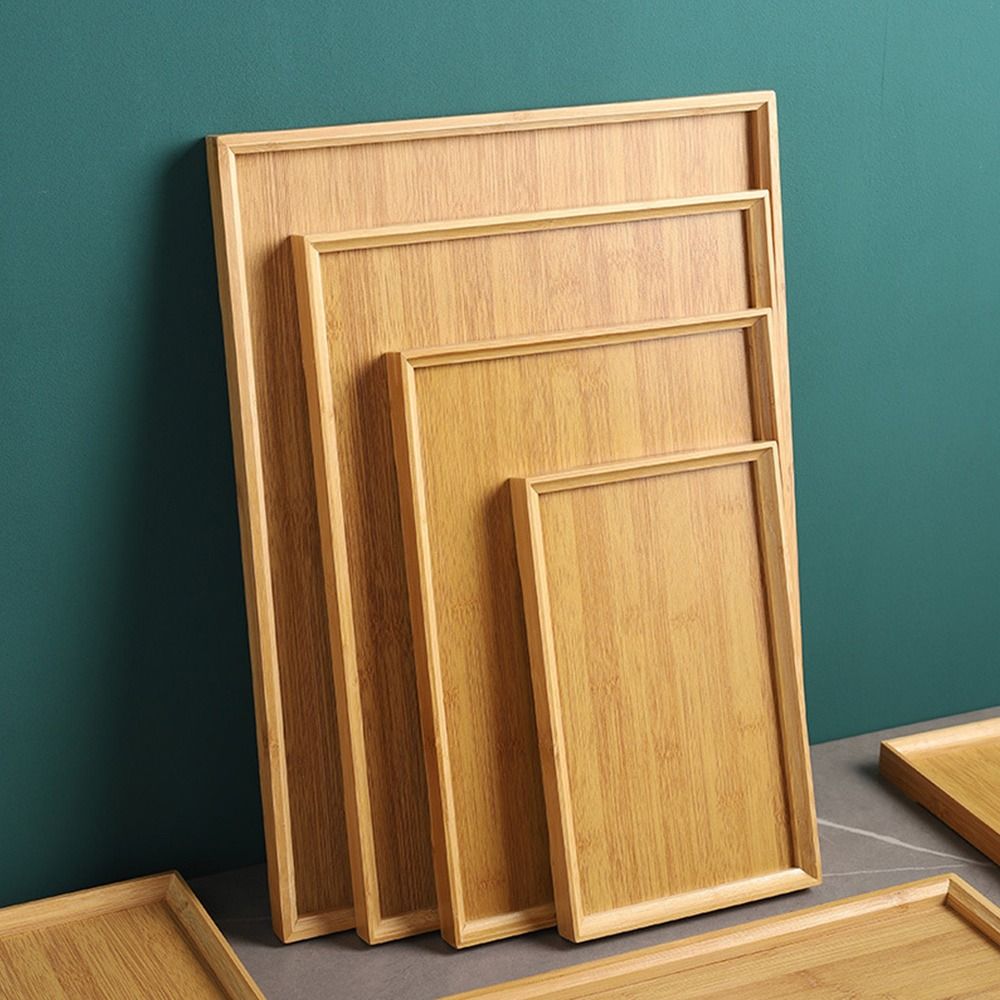 صينية تقديم خشبية من الخيزران  - مراجعة Desk Setup Retro وسعره