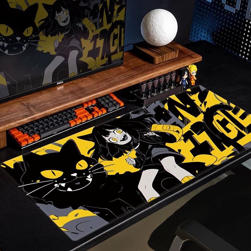 لوحة ماوس للألعاب بتصميم قطة س - مراجعة Yellow Desk Setup وسعره