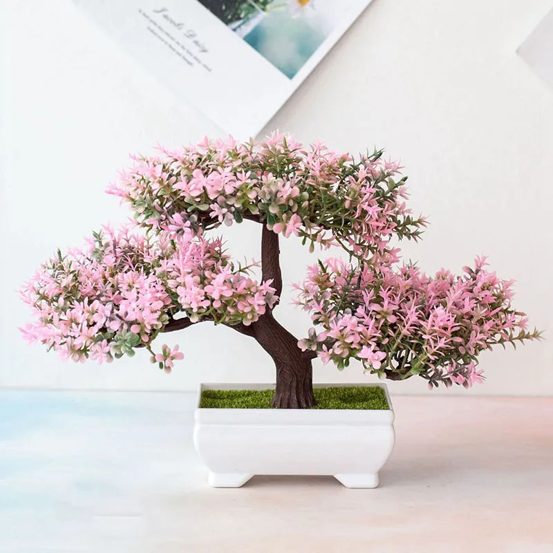 نباتات اصطناعية بونساي نبات صن - مراجعة Desk Setup At Home وسعره